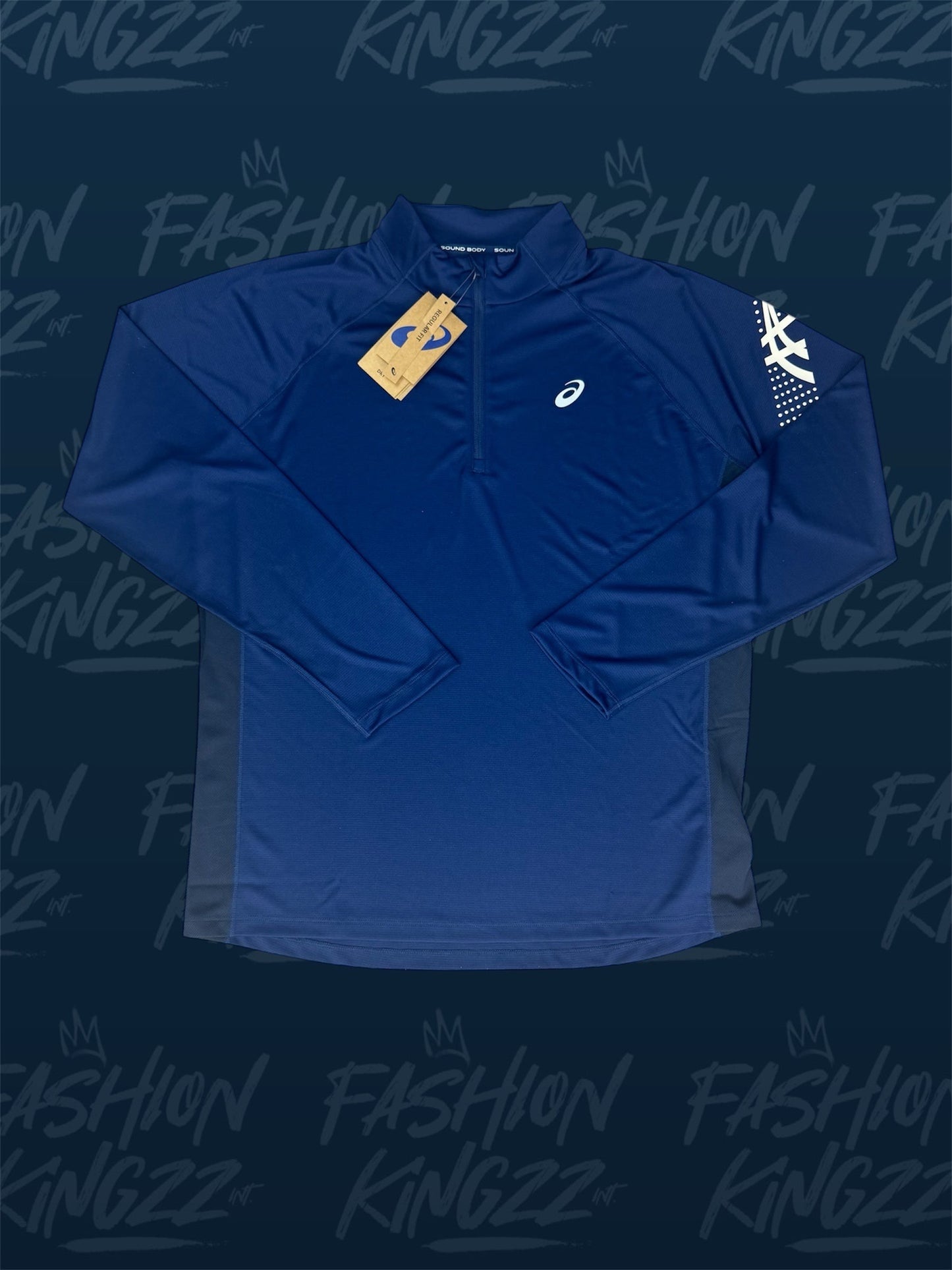 Asics 1/2 Zip - Navy
