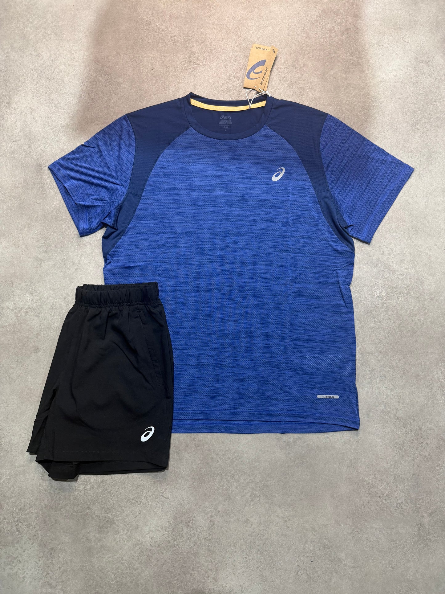 Asics Road SS T-Shirt Set - MIDNIGHT