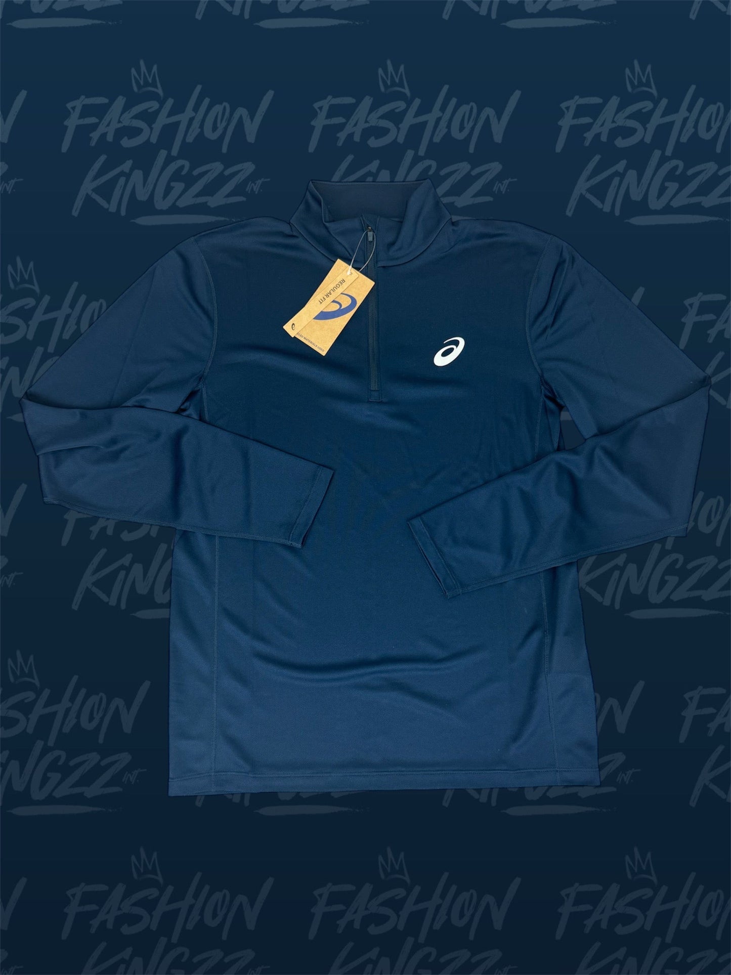 Asics 1/2 Zip - Navy