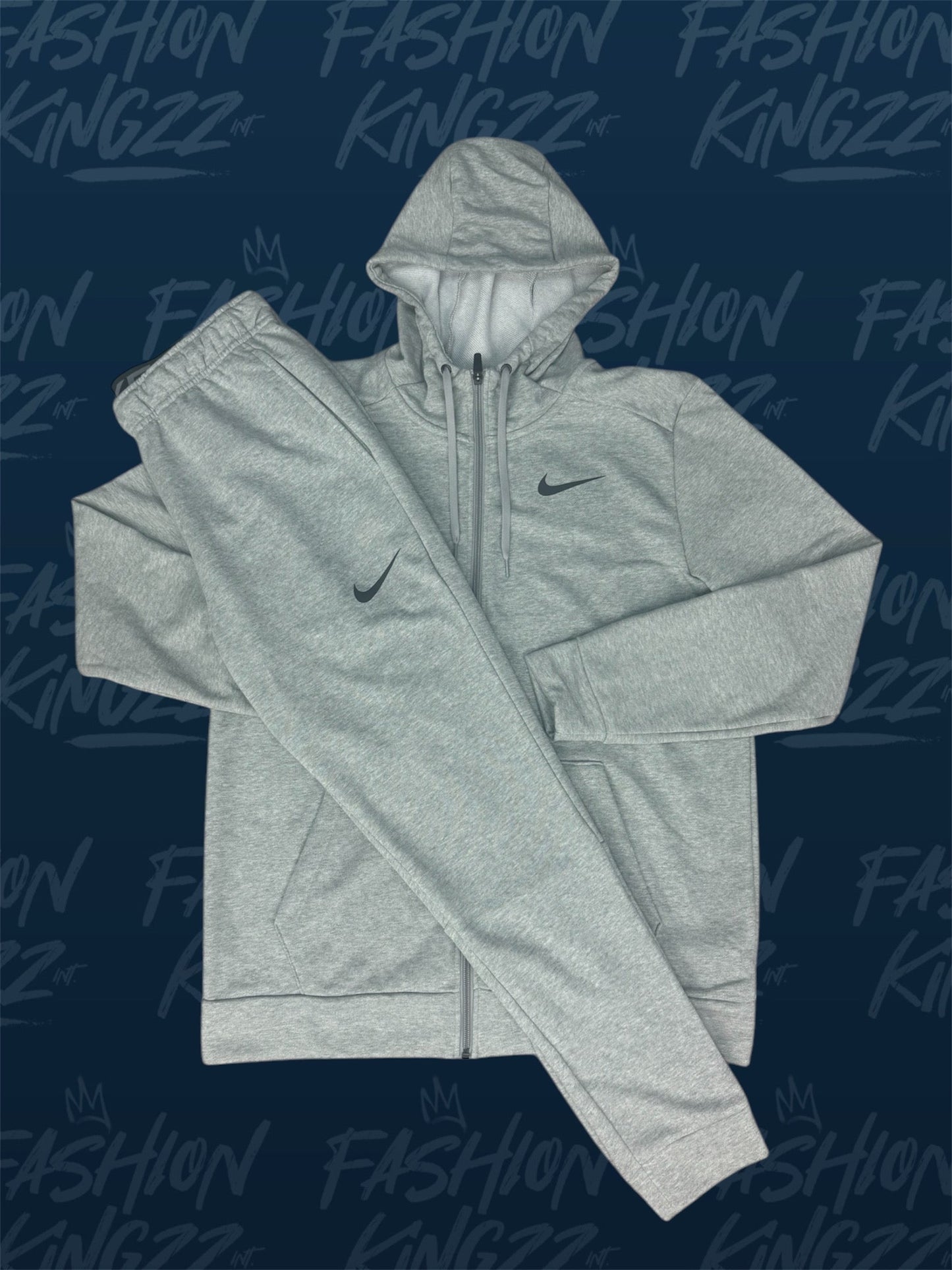Nike Dri-Fit Tracksuit - Grey