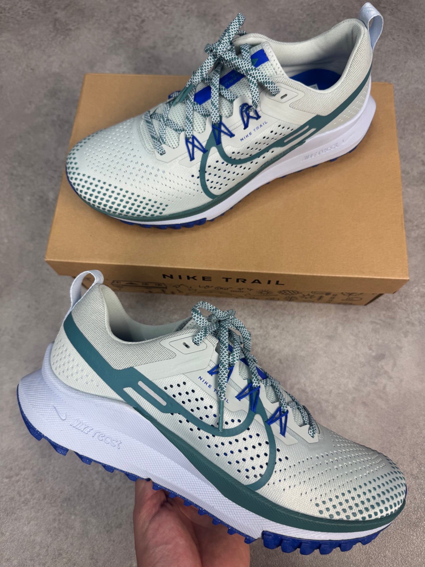 Nike Pegasus Trail 4 - Light Silver/Mineral Teal