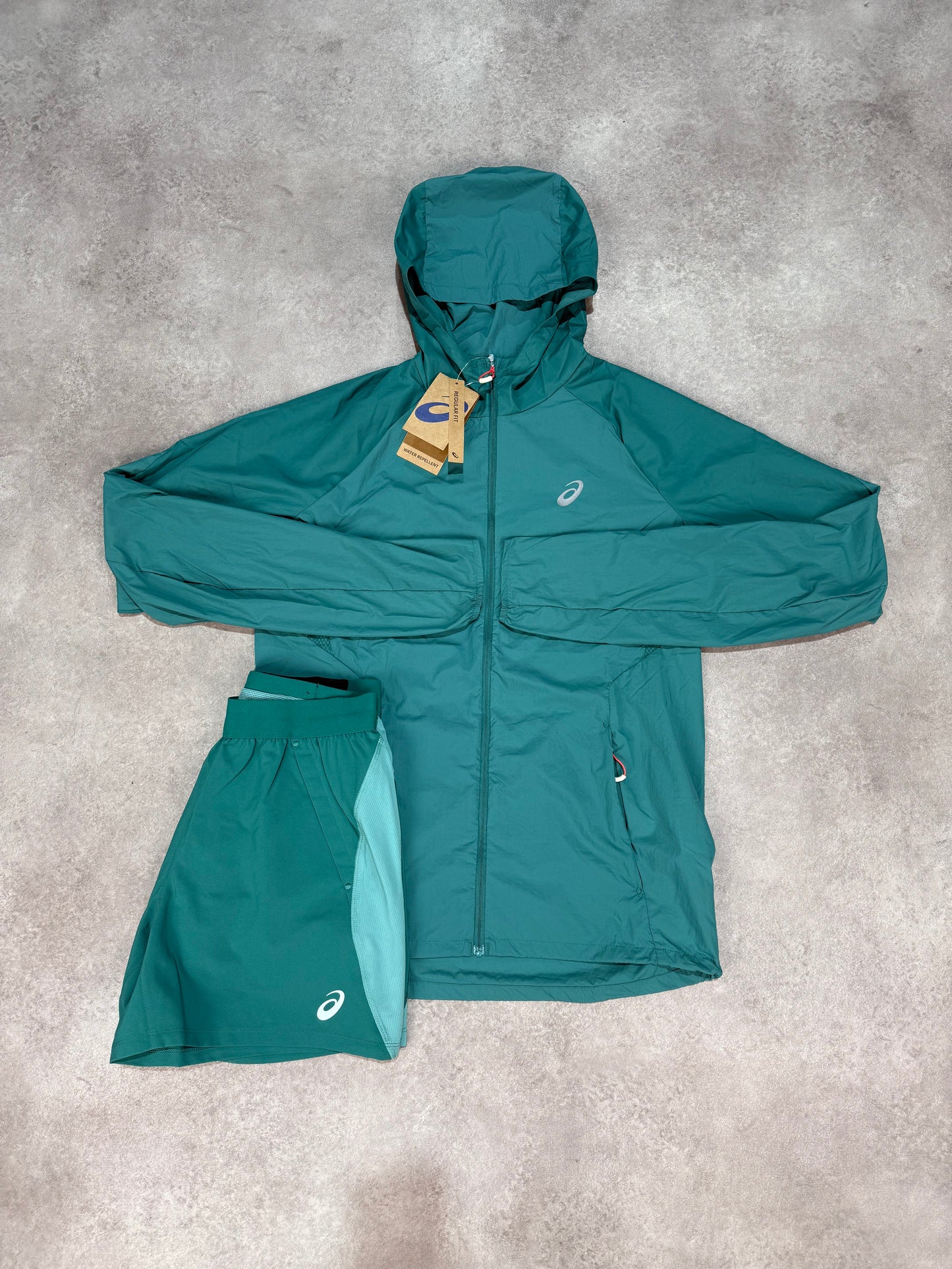 Asics Running Jacket Set - Rainy Lake