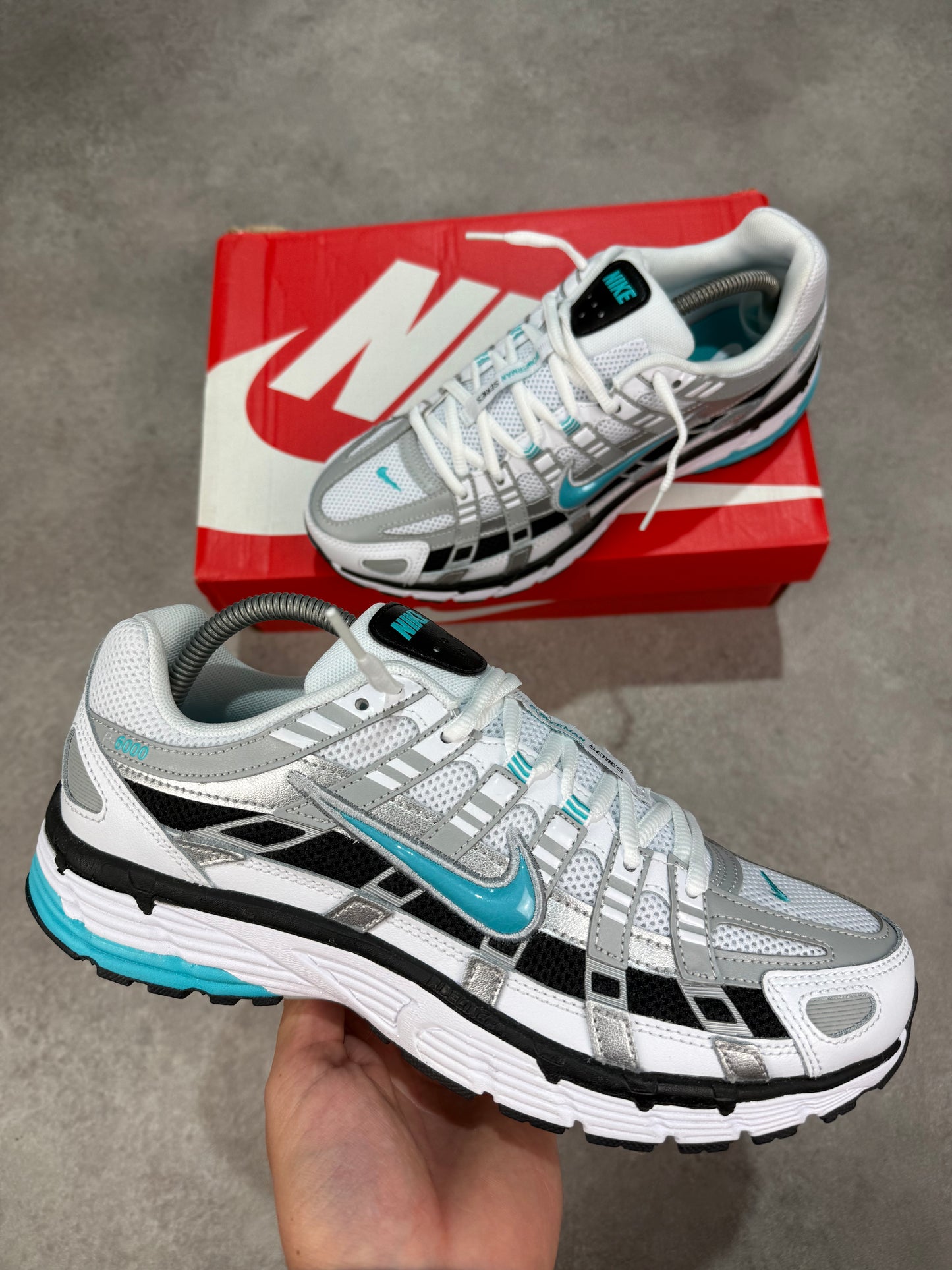 Nike P-6000 - White/Dusty Cactus
