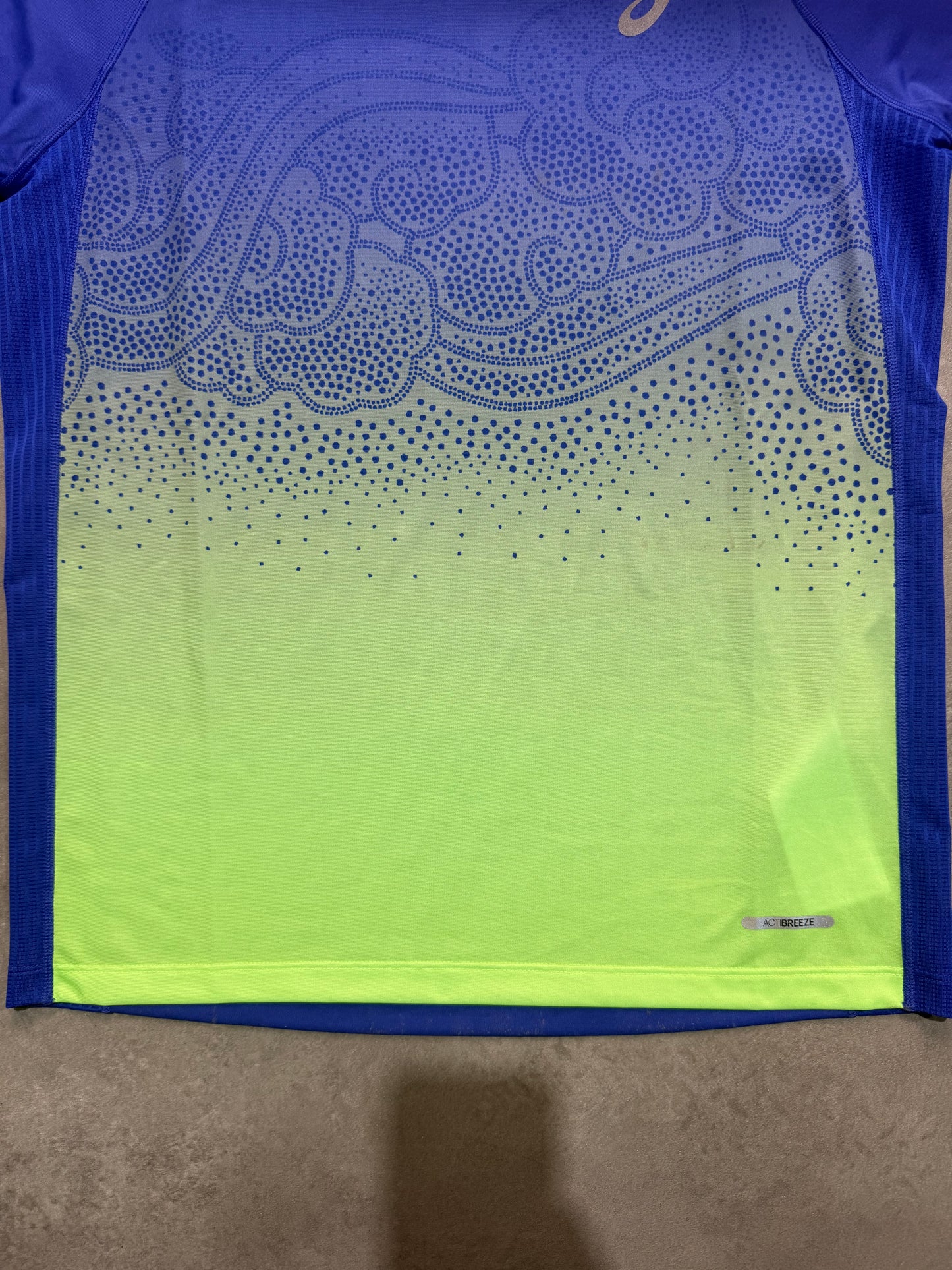 Asics Road Fade SS T-Shirt - COBALT BURST/ILLUMINATE GREEN