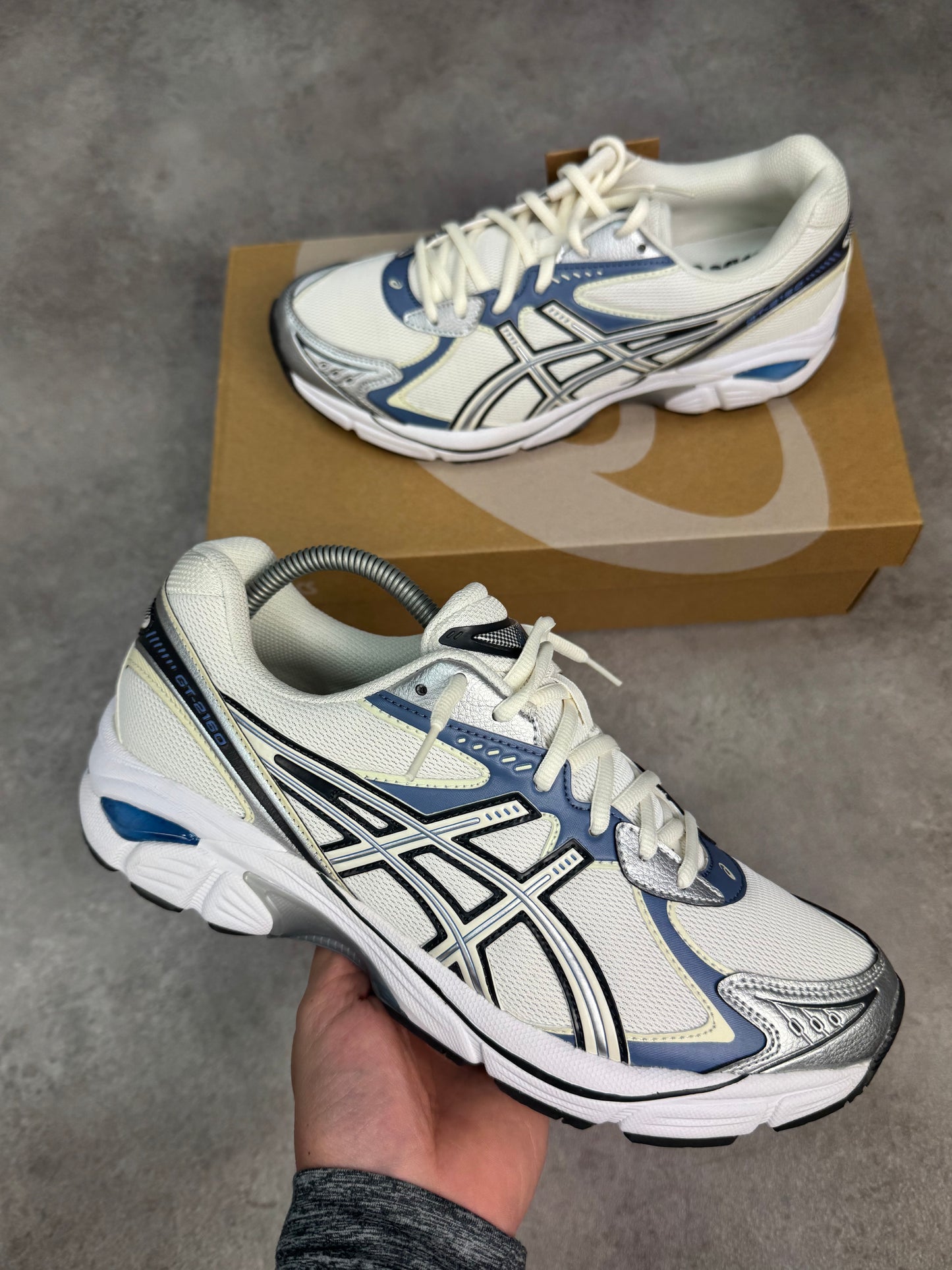 Asics GT2160 - White/Denim Blue