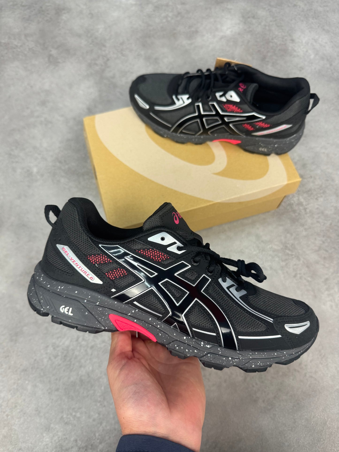 Asics Gel Venture 6 - Obsidian Grey/Black