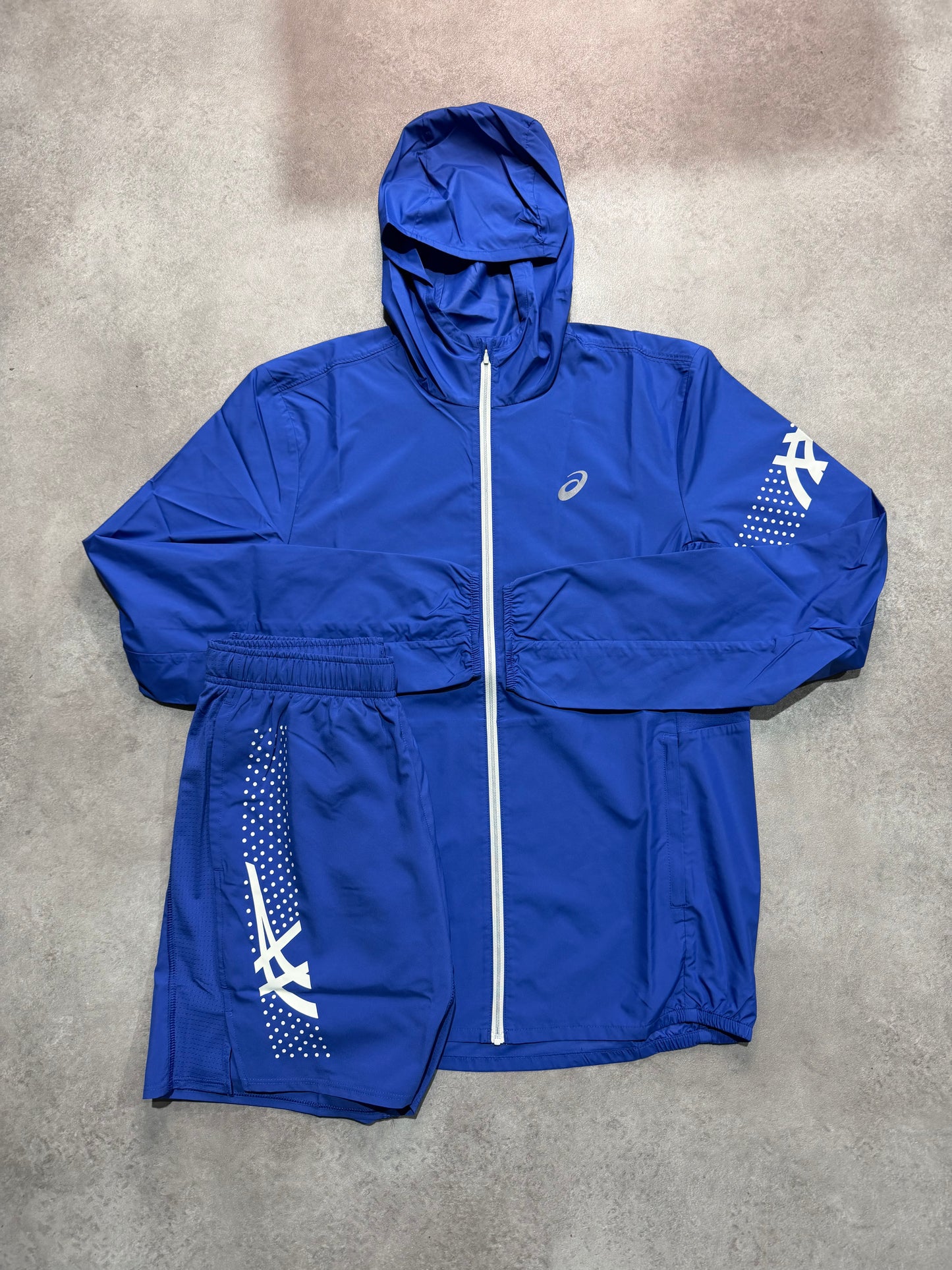 Asics Icon Jacket Set - DARK COBALT