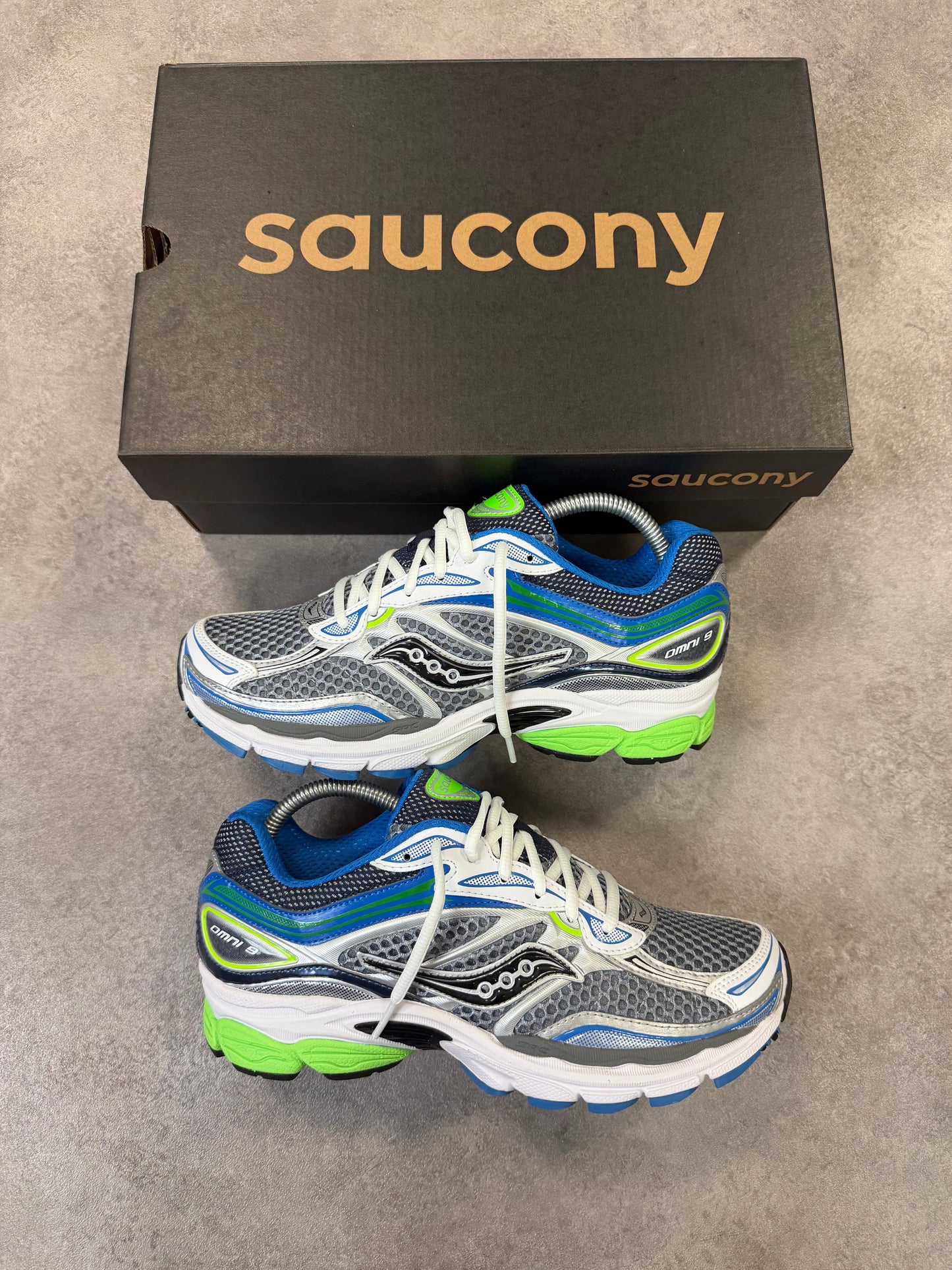 Saucony Progrid Omni 9 - SLIME/SILVER