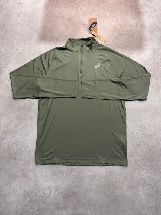 Asics 1/4 Half Zip - Kharki