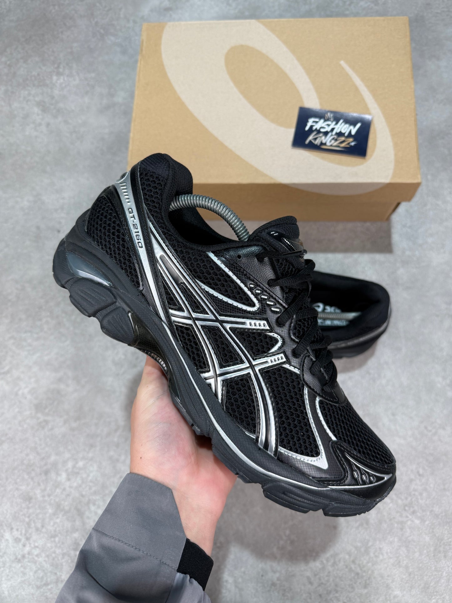 Asics GT-2160 - BLACK/PURE SILVER