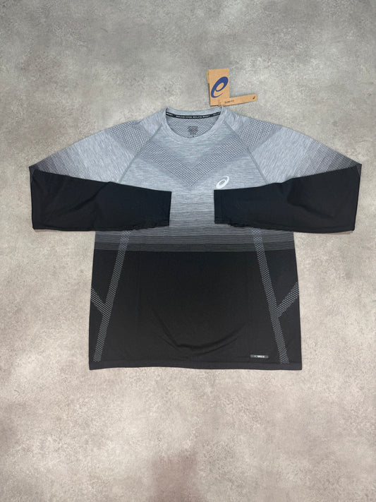 Asics Seamless LS T-shirt - Performance Black/Carrier Grey