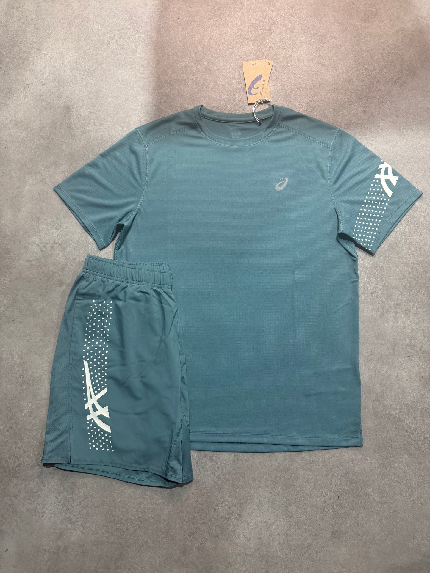 Asics Icon T-Shirt Set - FOGGY TEAL