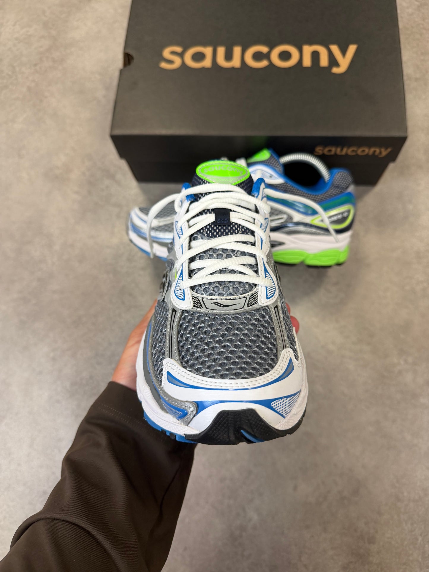 Saucony Progrid Omni 9 - SLIME/SILVER