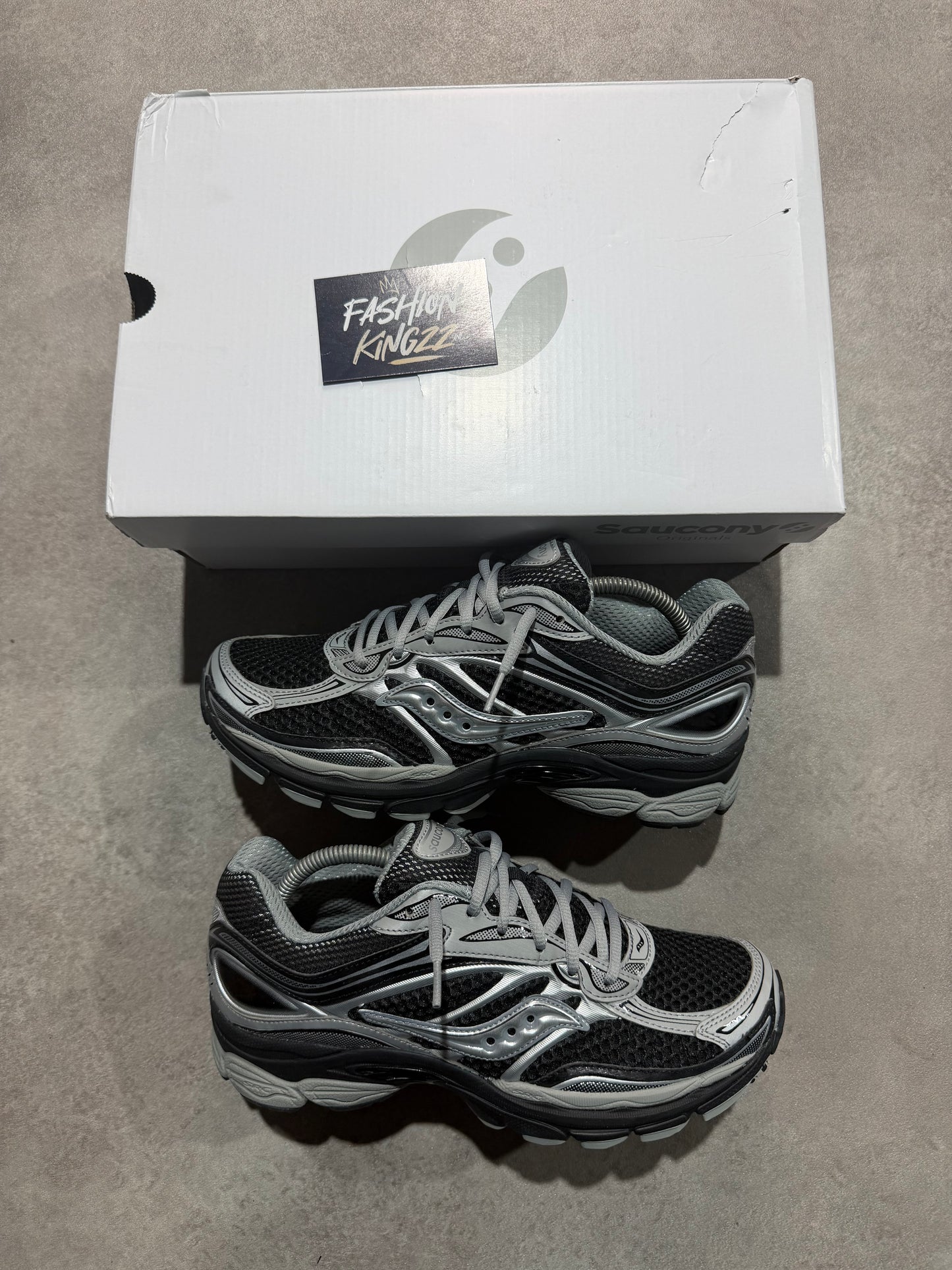 Saucony progrid omni 9 - BLACK/SILVER