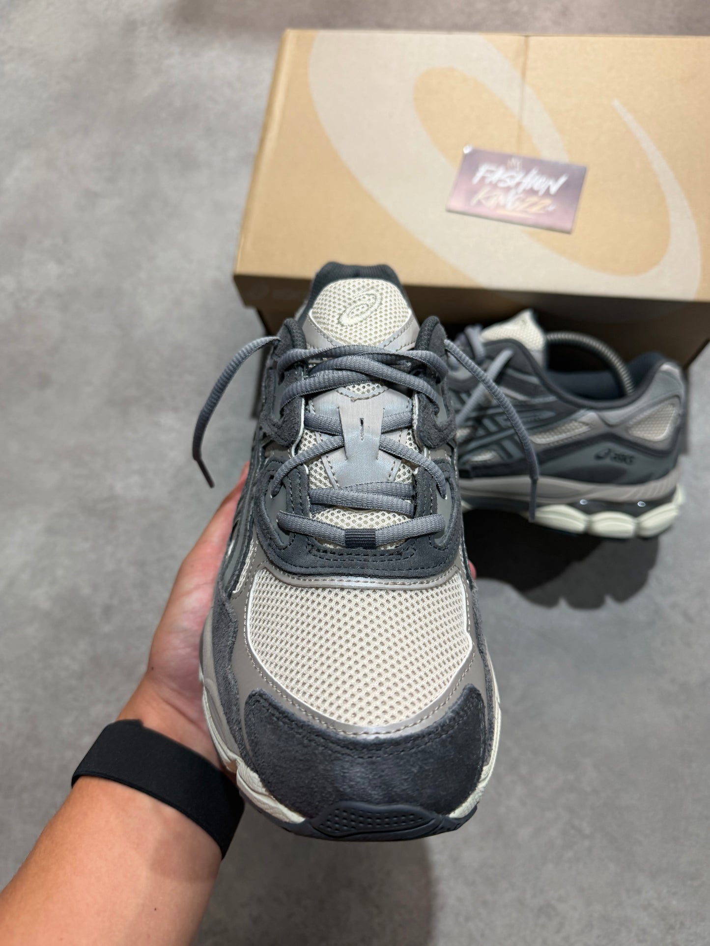 ASICS Gel NYC - Oatmeal Obsidian