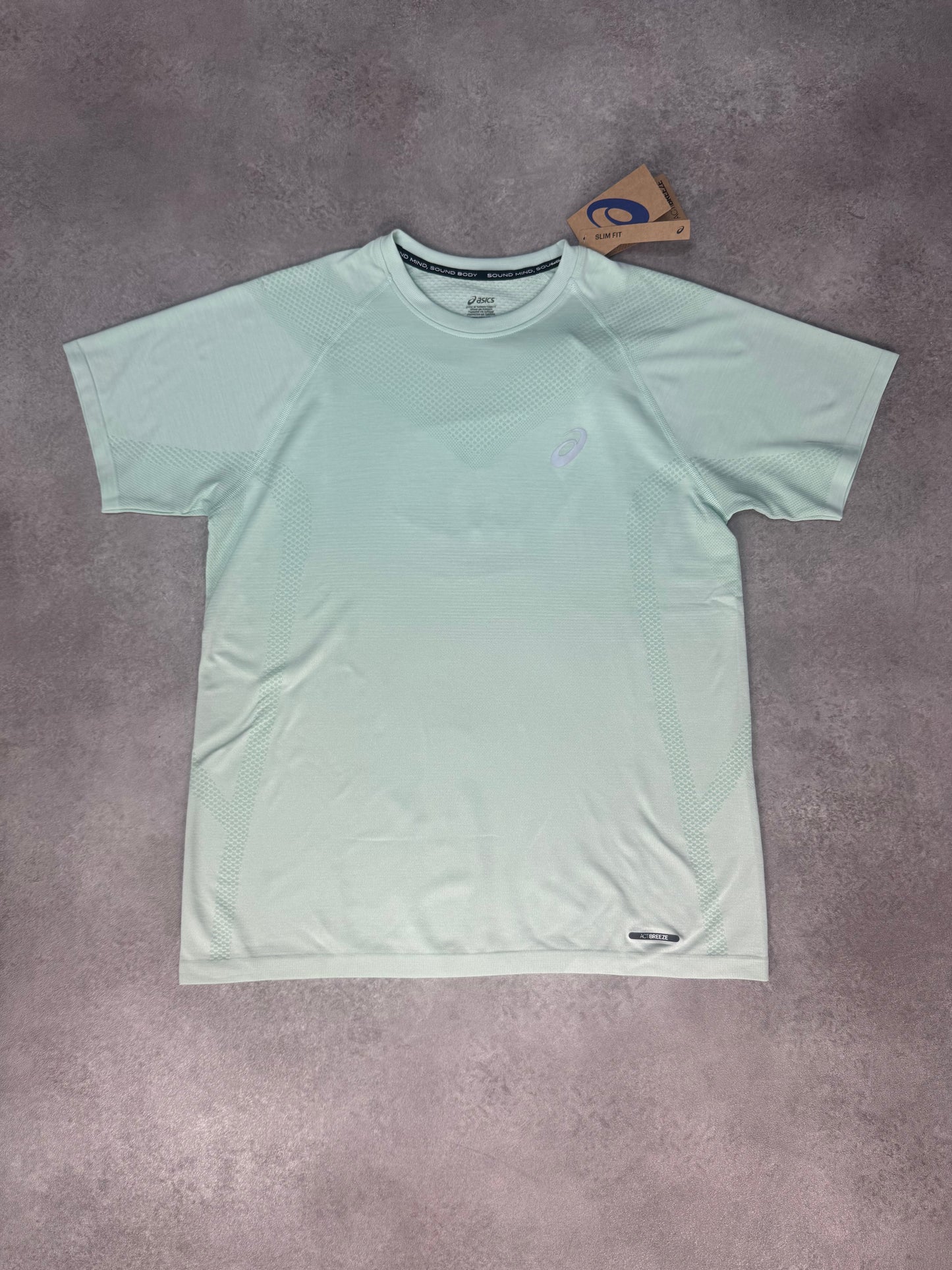 Asics Seamless T-shirt - Light Celadon/Birch