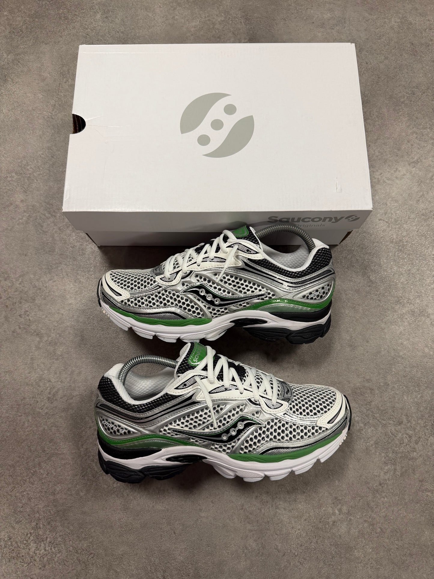 Saucony Progrid Omni 9 - SILVER/GREEN ARGENT/VERT