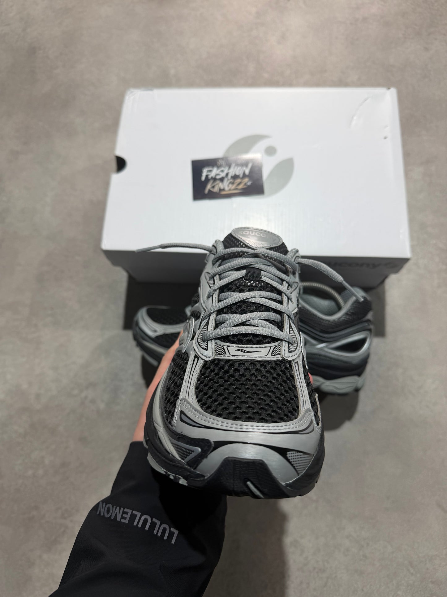 Saucony progrid omni 9 - BLACK/SILVER