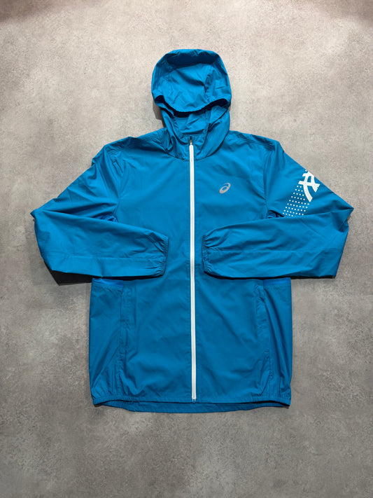 Asics Icon Jacket - AEGEAN BLUE/CREAM