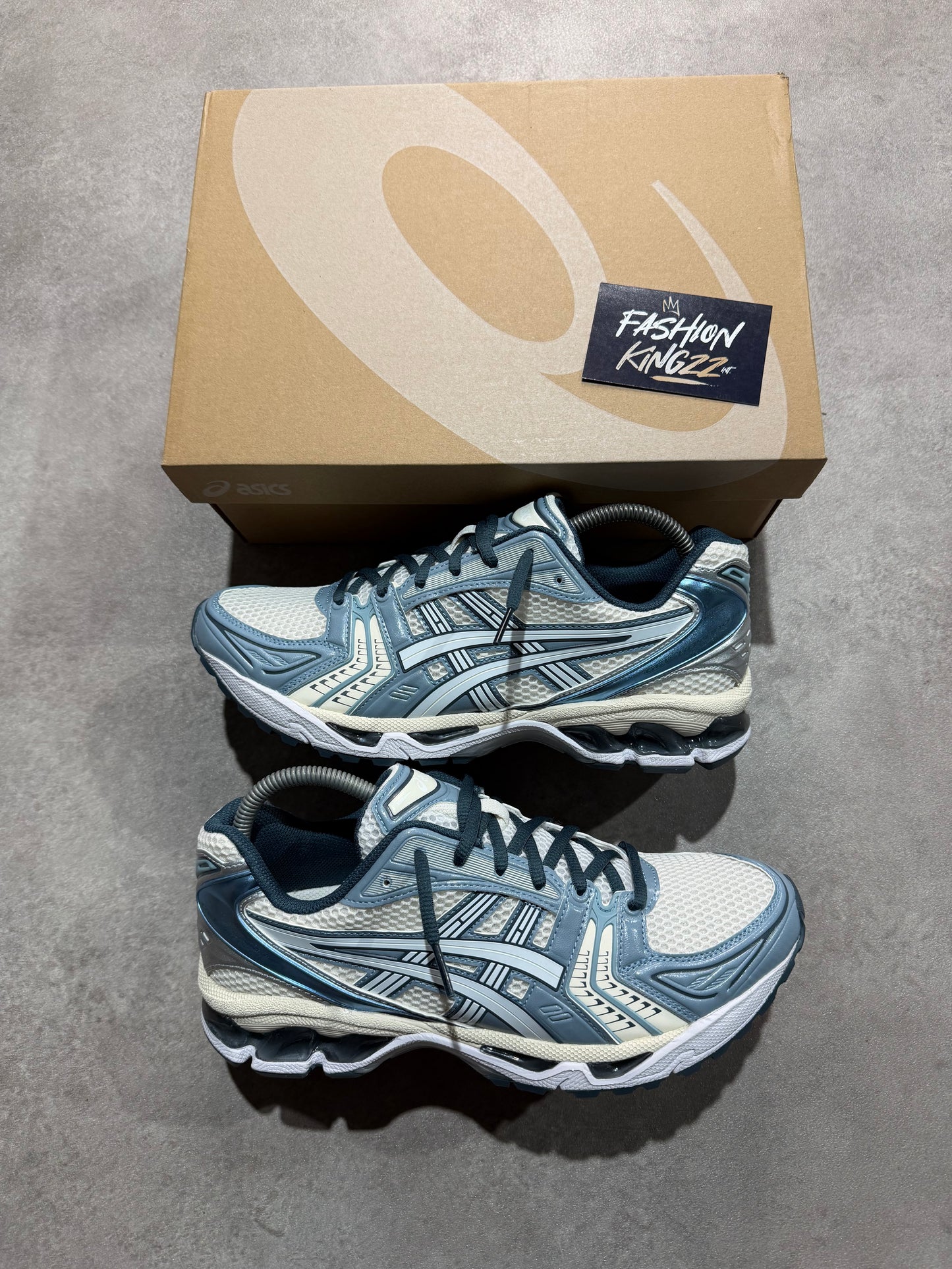 Asics Gel Kayano 14 - CREAM/ RAW INDIGO