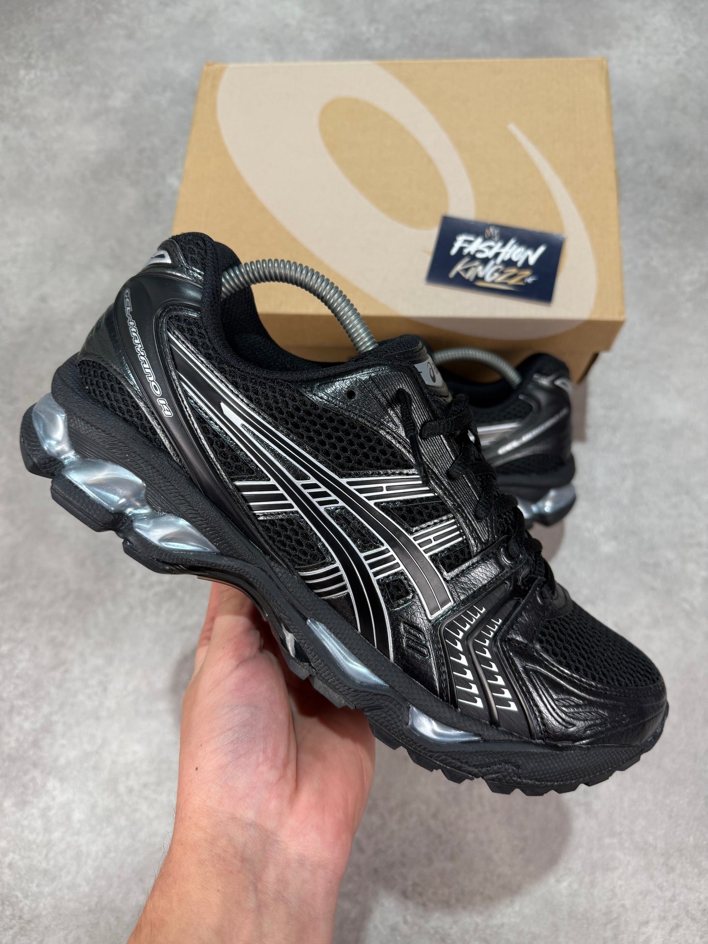 Asics Gel Kayano 14 - BLACK/PURE SILVER