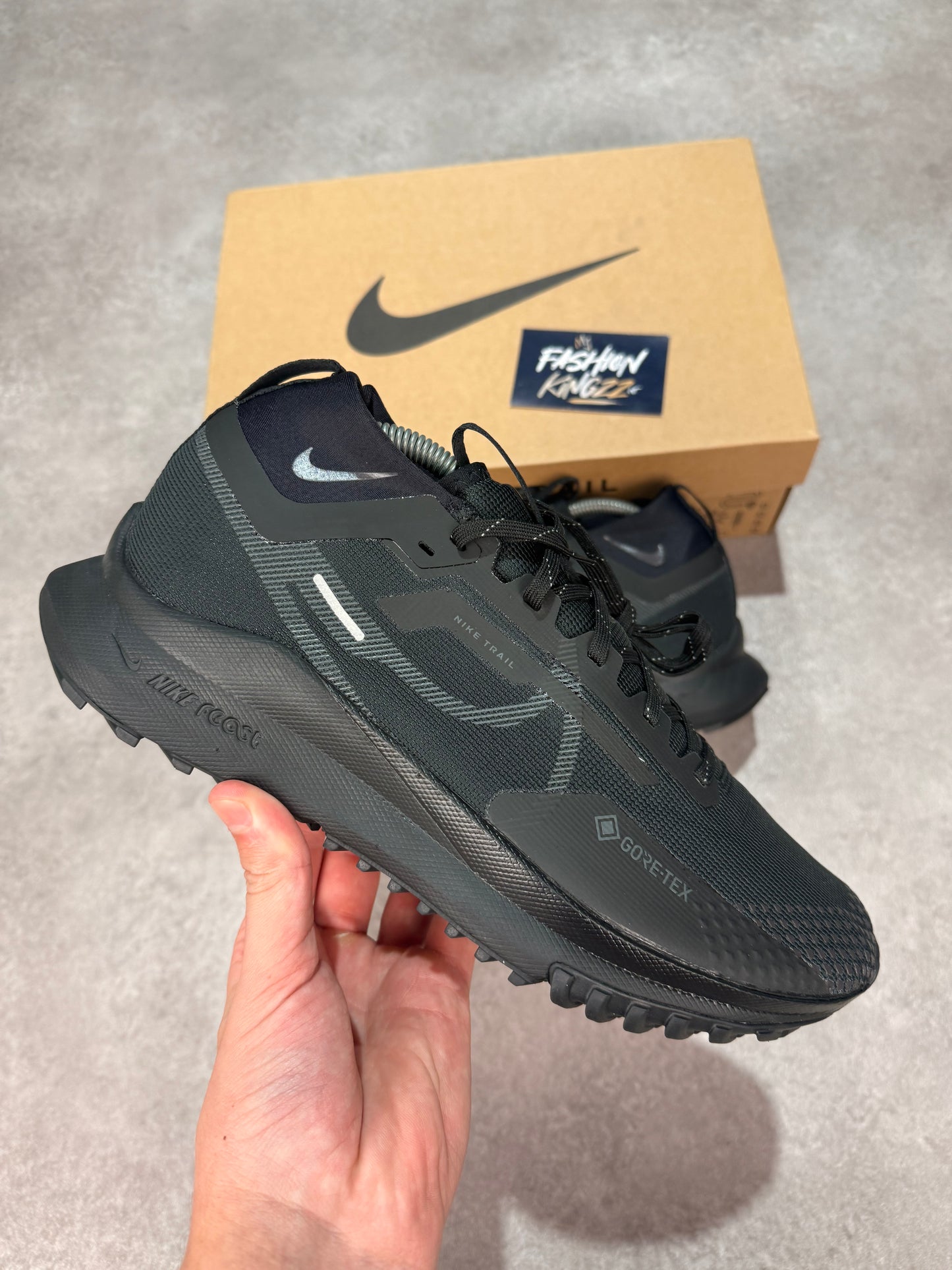 Nike React Pegasus Trail 4 GTX V2 - BLACK/ANTHRACITE