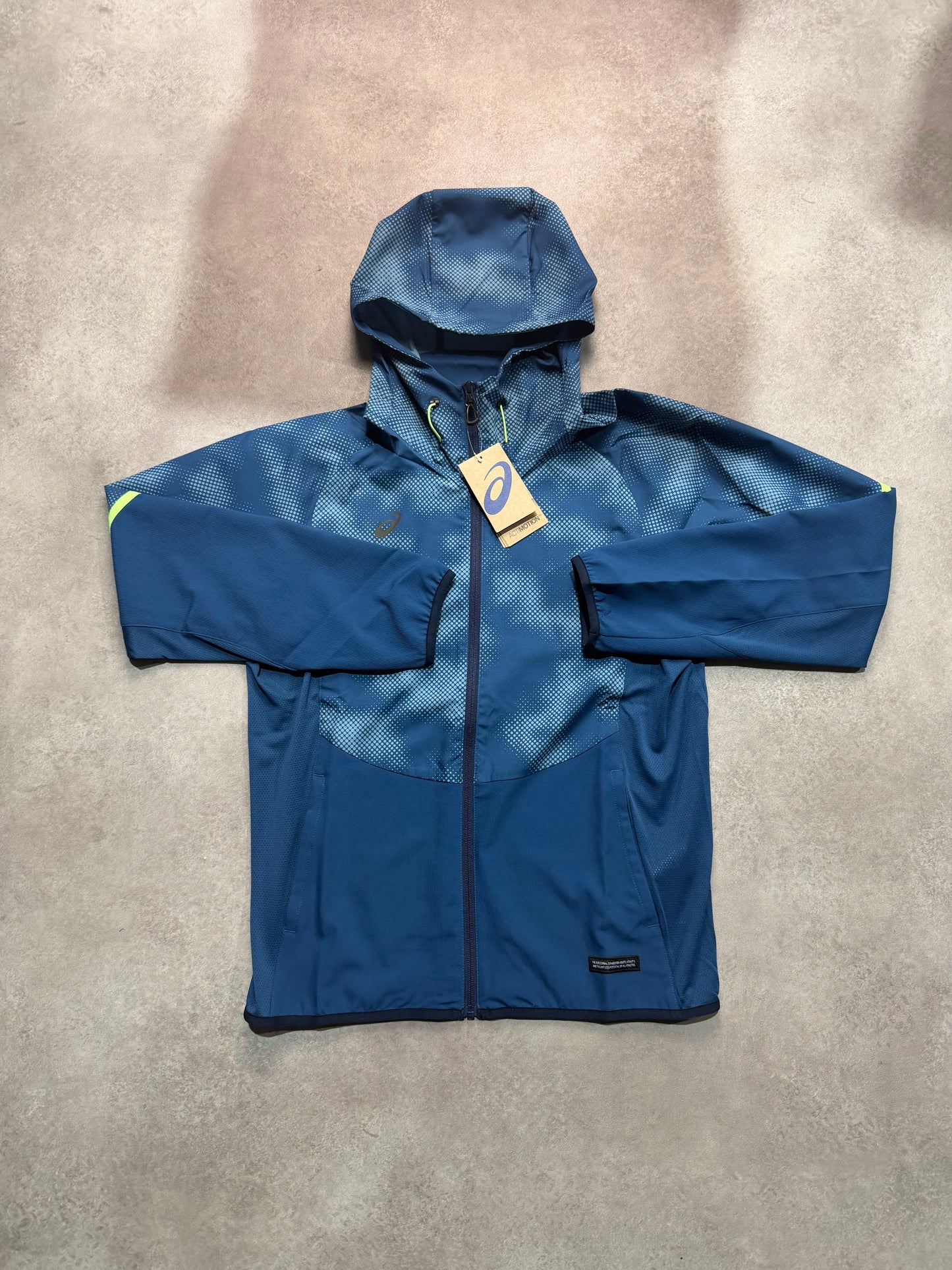 Asics Cool Graphic Cross Hoodie - Twilight Blue