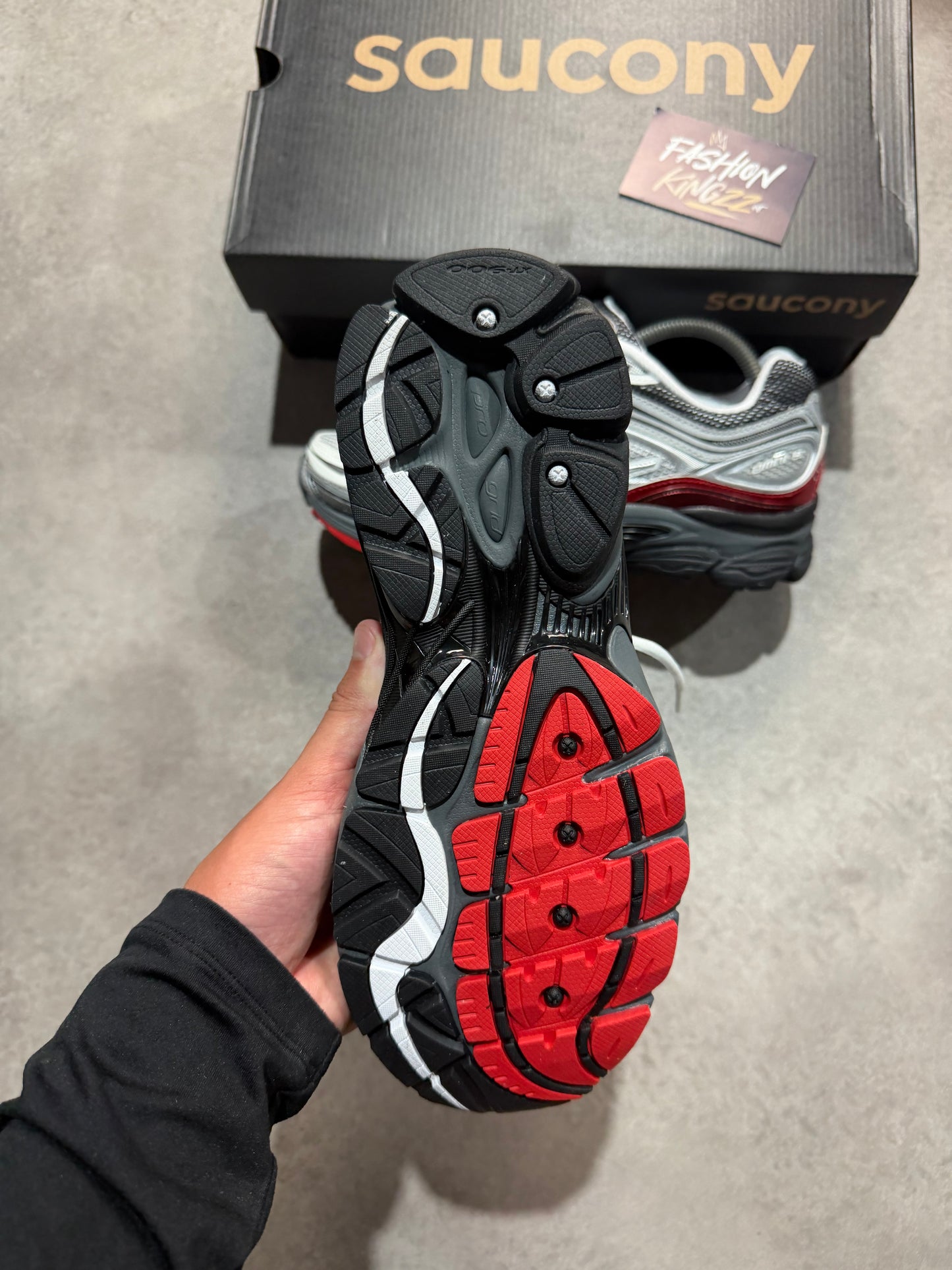 Saucony Pro Grid Omni 9 - Crimson Red