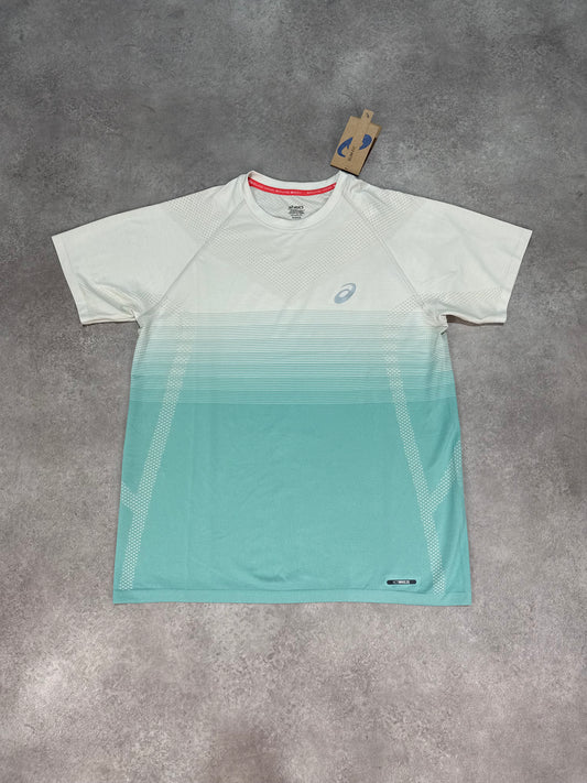Asics Seamless T-shirt - Birch/Oasis Green