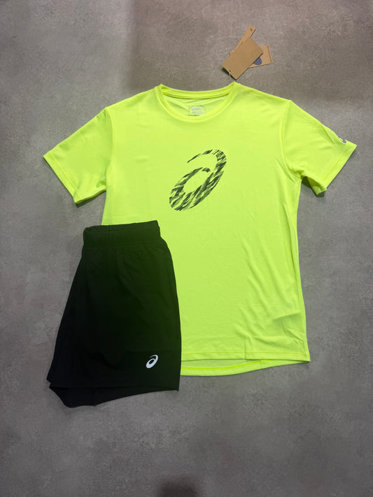 Asics Sport GPX Set - SAFETY YELLOW/PERFORMANCE BLACK