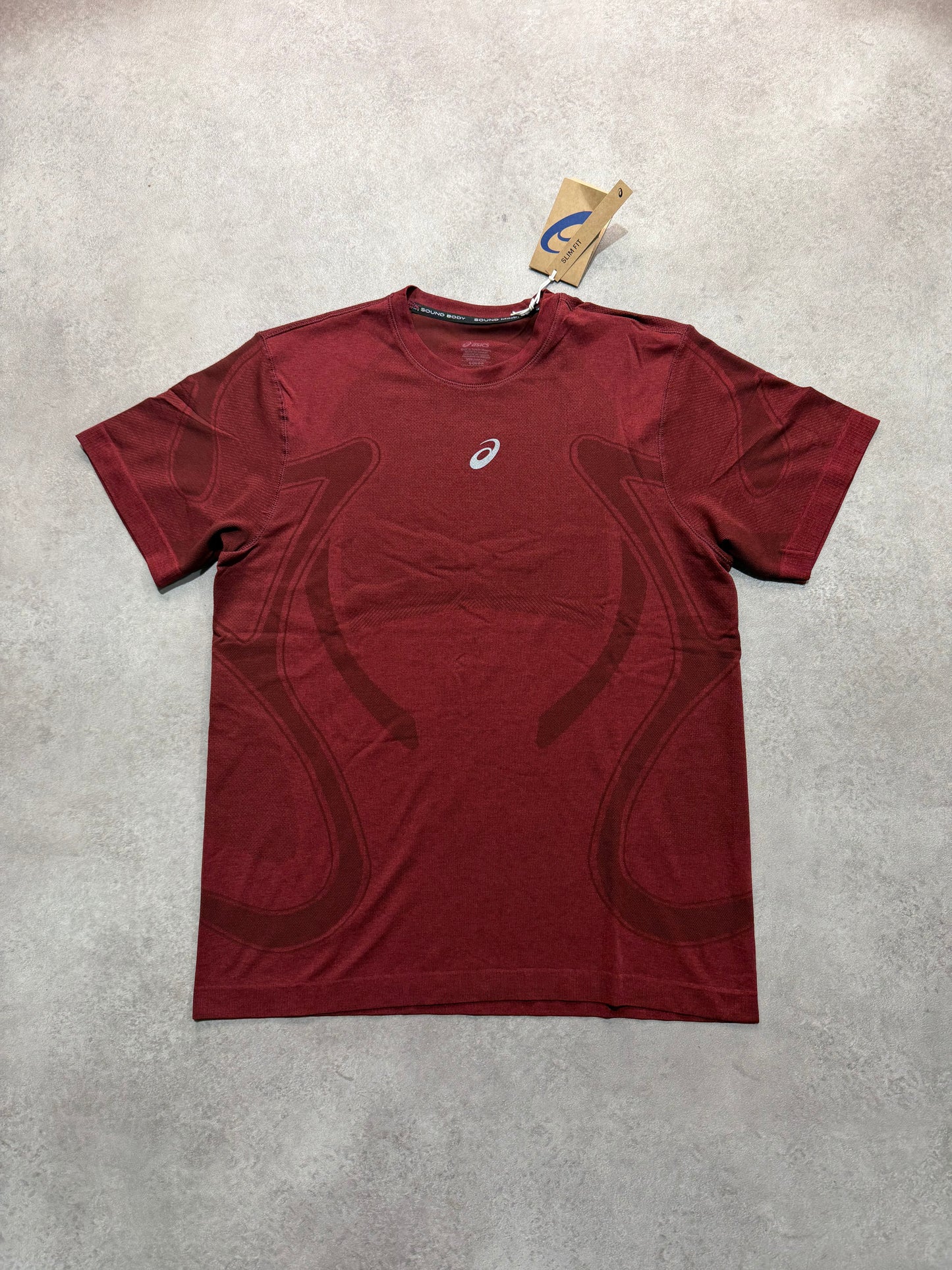 Asics Seamless T-shirt - DARK RED