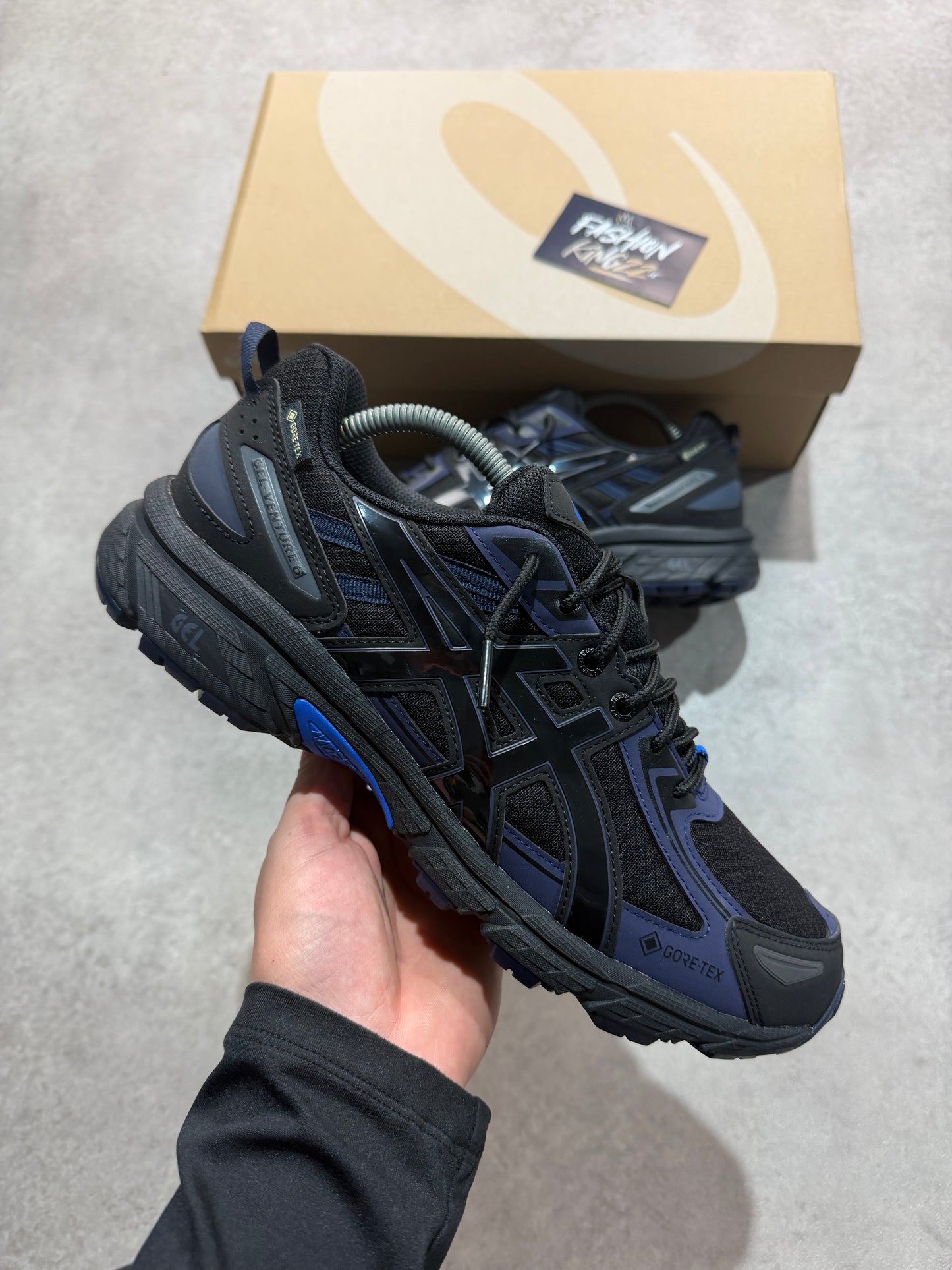 Asics Gel Venture 6 GTX - BLACK/ ILLUSION BLUE