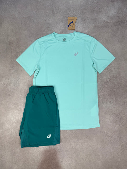 Asics SS Set - Oasis Green