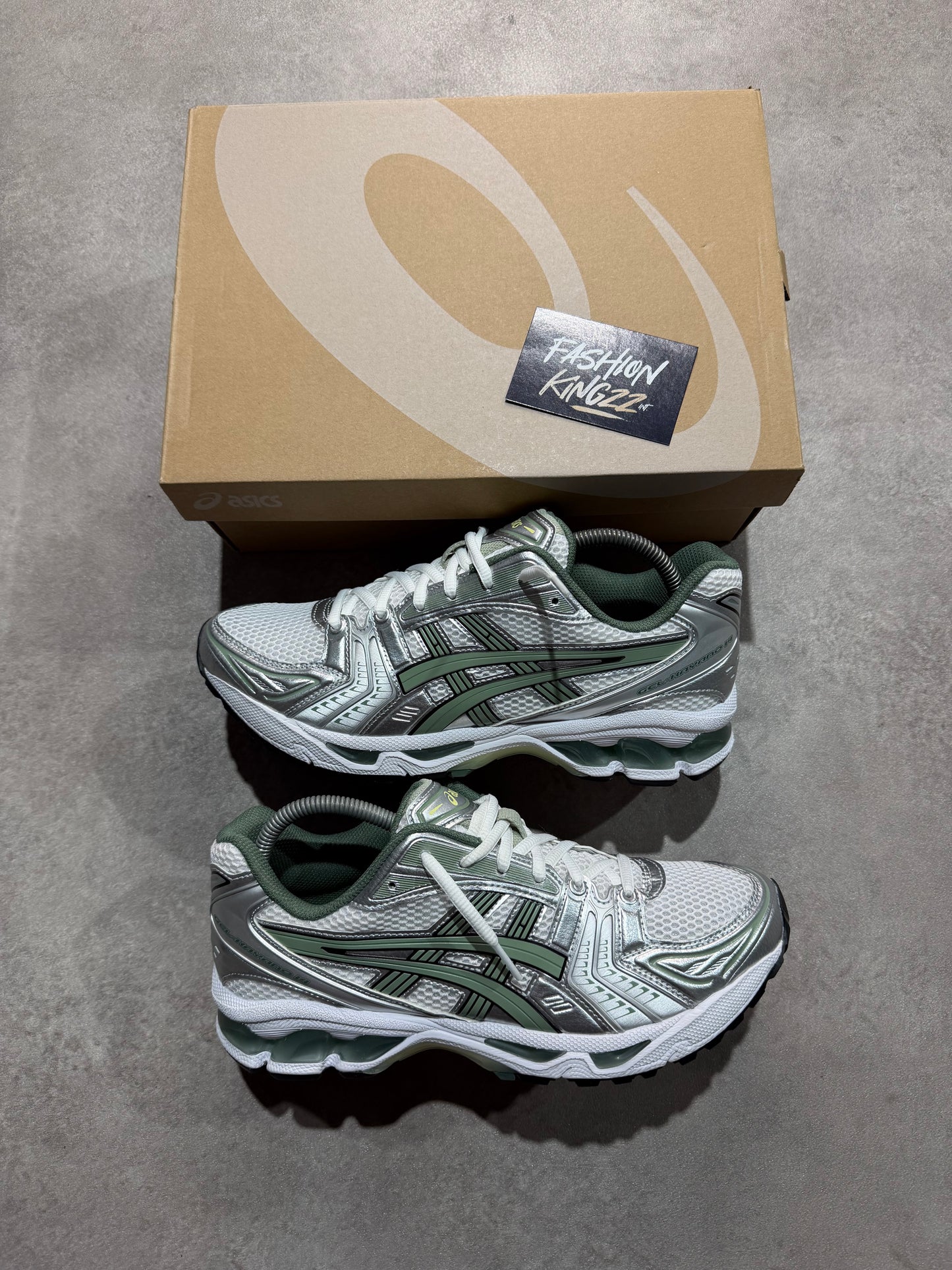 Asics Kayano 14 - WHITE/SLATE GREY