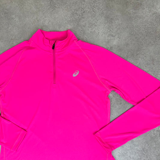 Asics 1/2 Zip - Pink Glow