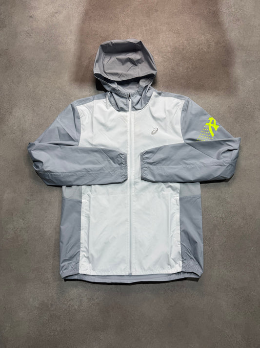 Asics Icon Jacket - PIEDMONT GREY/BRILLIANT WHITE