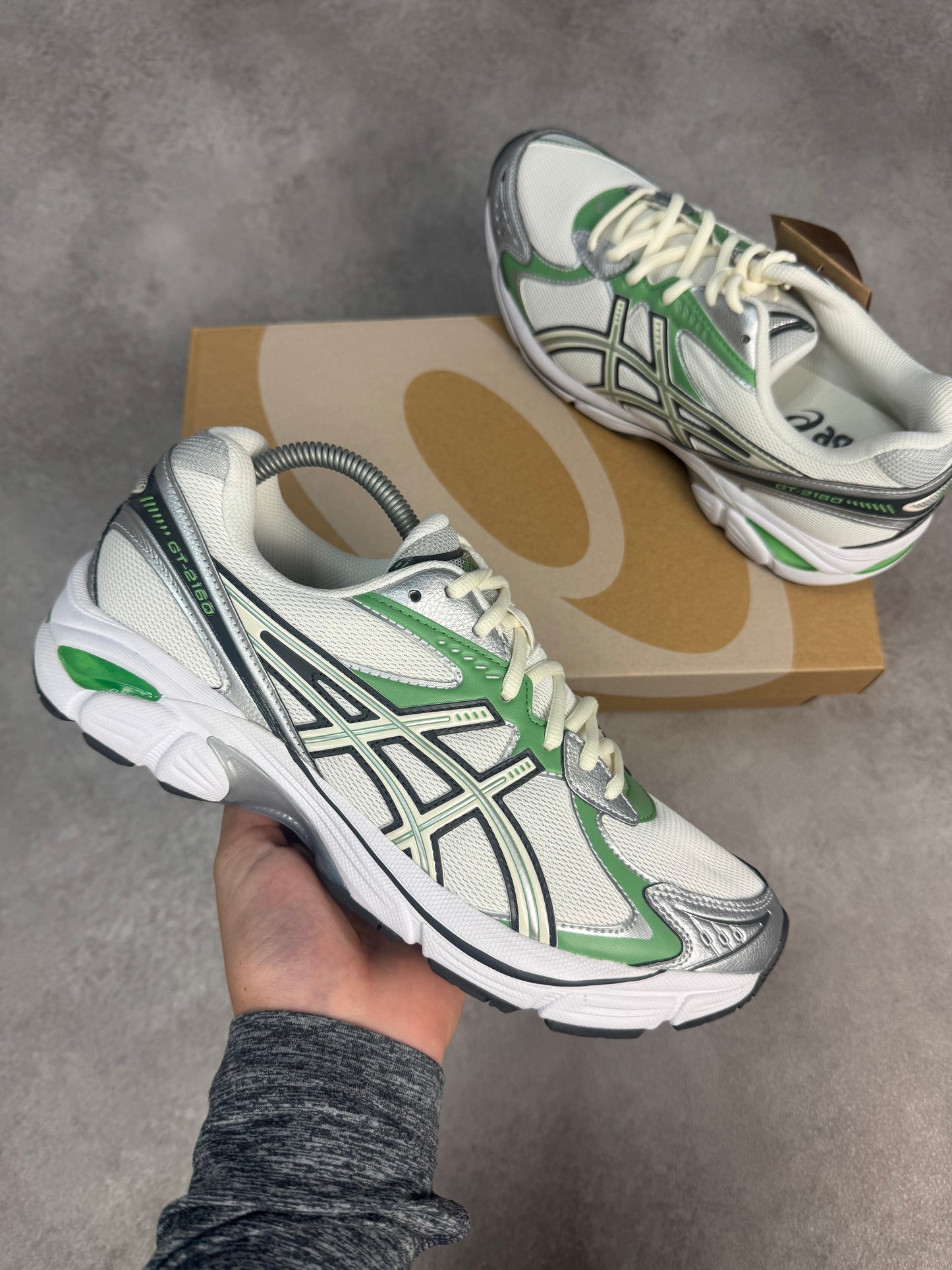 Asics GT2160 - White/Bamboo Green