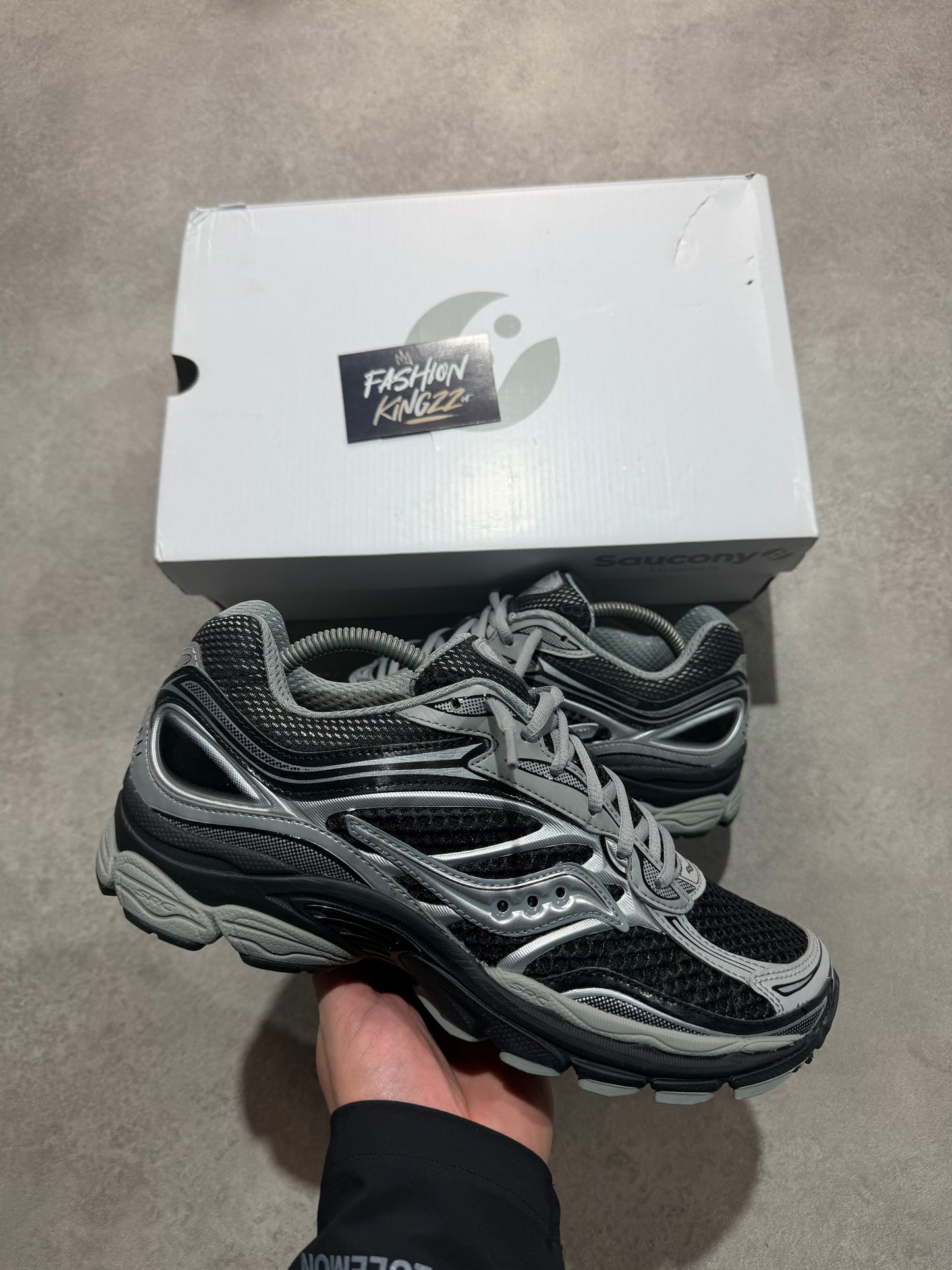 Saucony progrid omni 9 - BLACK/SILVER