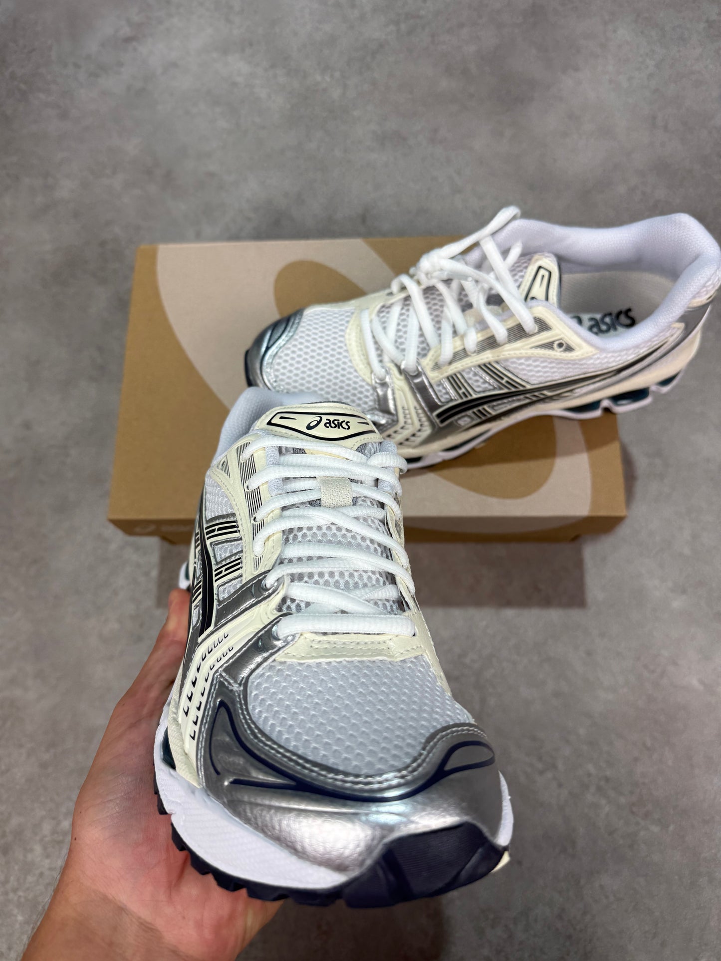 Asics Gel Kayano 14 - White-Midnight