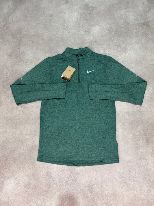 Nike Dri-Fit running 1/2 Zip - Vintage Green
